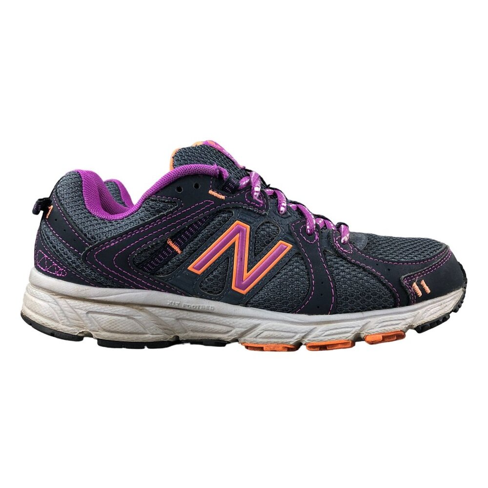 New Balance Women's Size 7.5B 402 Grey Purple Lace-Up Running Sneakers Shoes